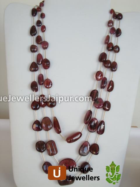 Rubylite Plain Nugget Beads